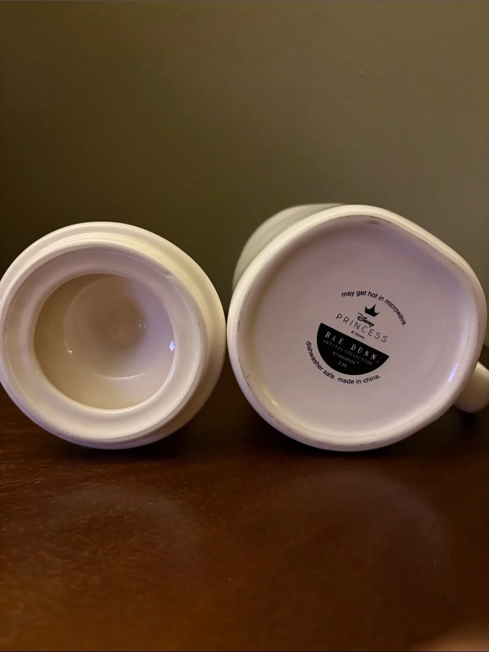Rae Dunn Disney ‘Beauty and the Beast’ Large Mug with ‘Chip’ Lid